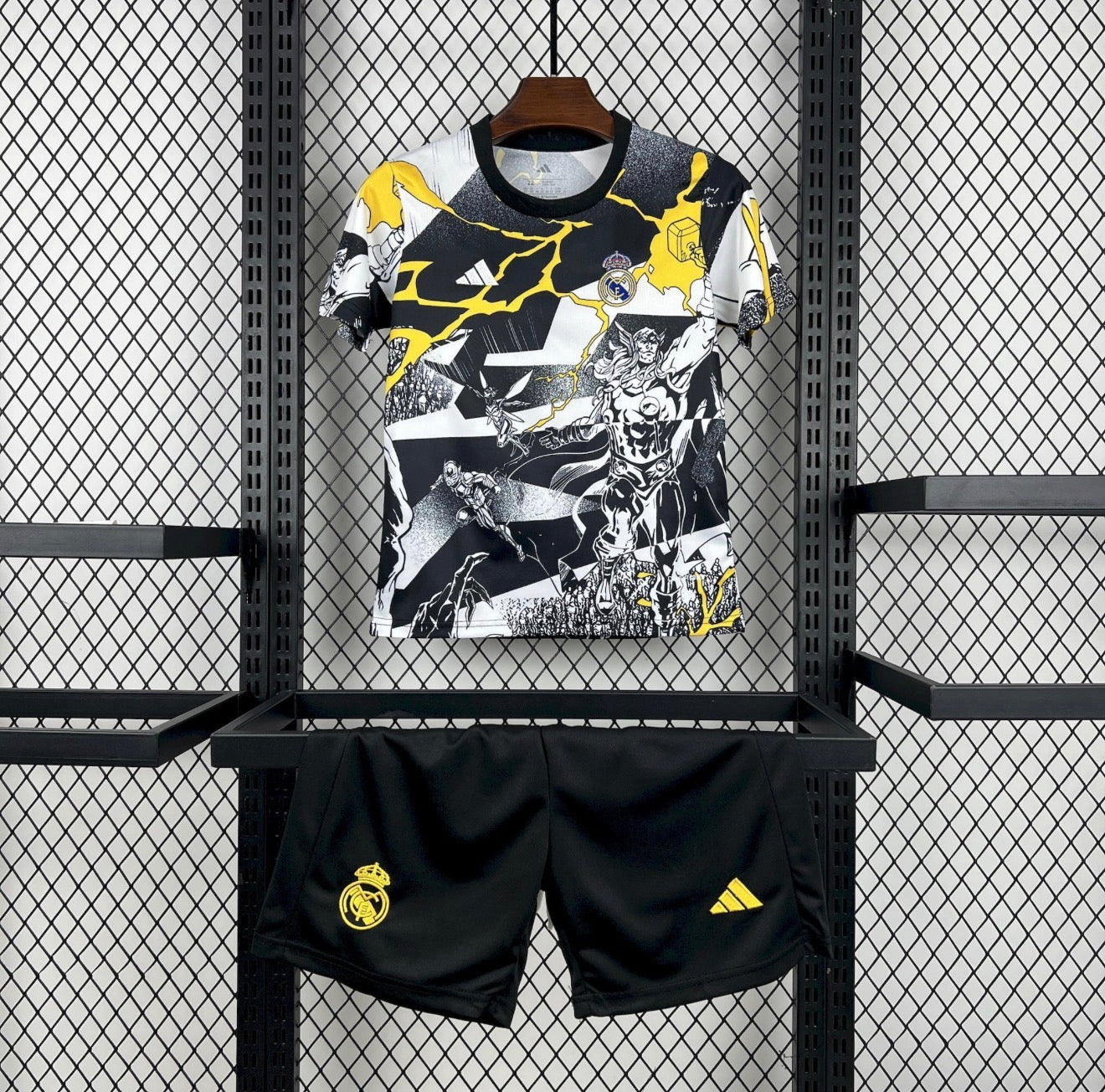 MERENGUES PRE MATCH 25/26 CONJUNTO INFANTIL