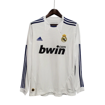 Camisa Manga Longa Real Madrid 10/11 Adidas - Branco