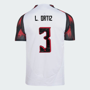 Camisa Adidas Flamengo 2025/26 II LÉO ORTIZ N° 3