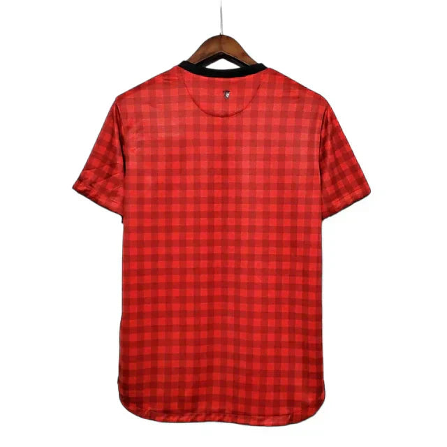 Camisa Manchester United Retrô 2012/2013 Vermelha Xadrez - Nike