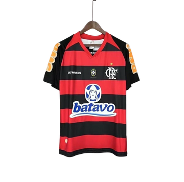 Camisa Retrô Flamengo Home 2010/11 Masculino - Preto e Vermelho